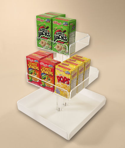 Rotating Cereal Box Display for Breakfast Buffets - #880-1870