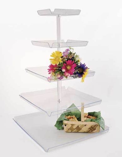 5 Tiered Tray Tower - TRAYT5 | Countertop Tower Display