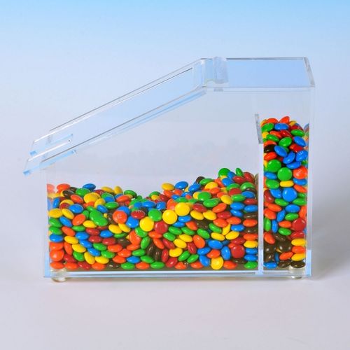 Candy Bin with Flip Up Lid | Toppings Holder