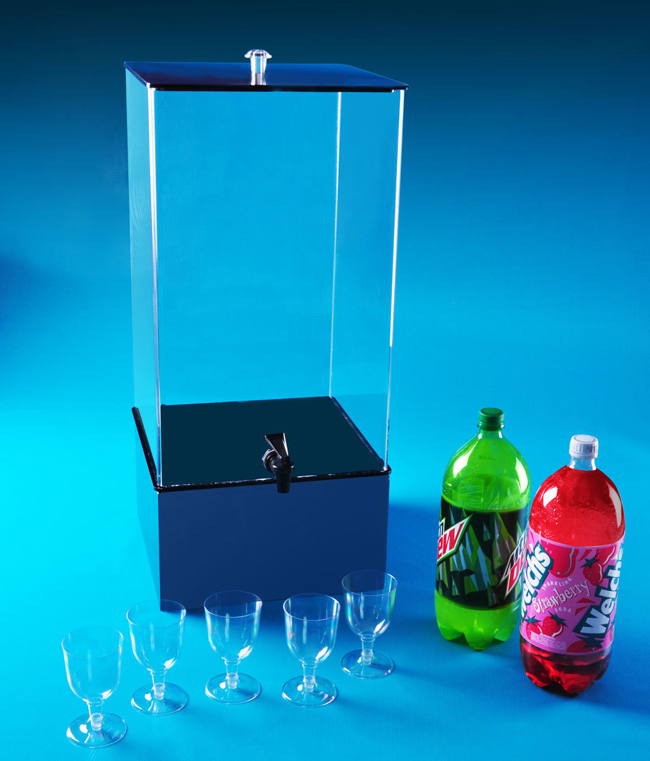 Convenient 10 gallon drink dispenser with Varying Capacities 