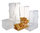 Set of 3 Gravity Feed Bulk Dispensers with Hinged Lids | BFGFSET - 1 in each size | Saves 15%